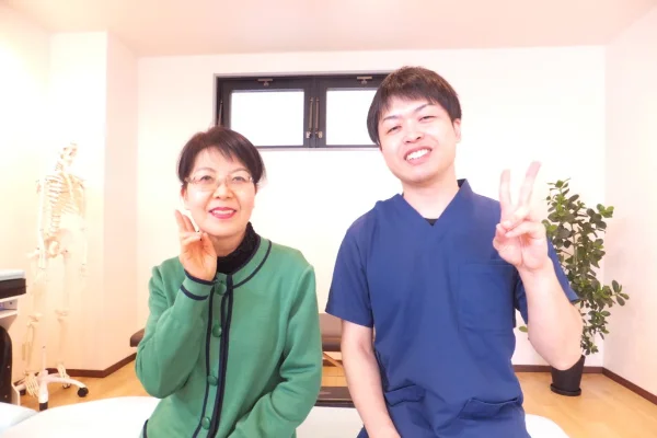 ひざの痛みでお悩みだったお客様と院長