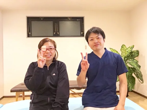 首の激痛でお悩みだった安城市・及川さんと院長